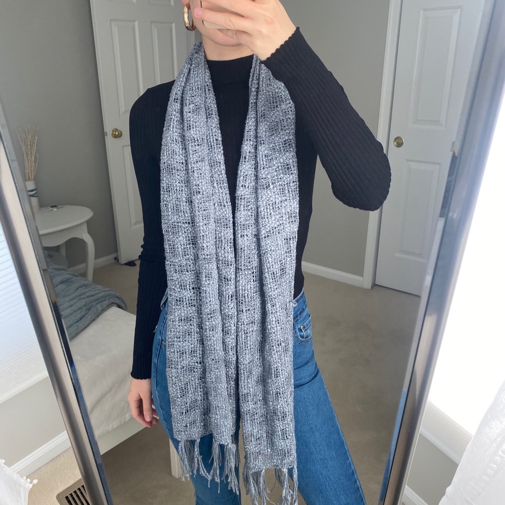 Long Gray Scarf